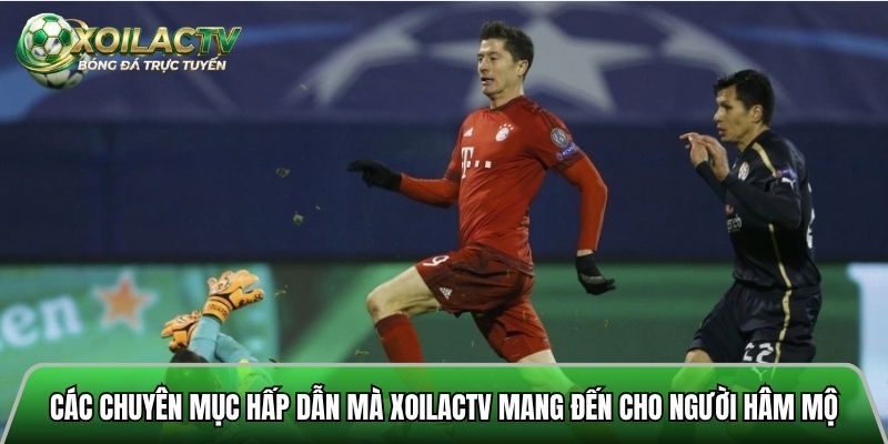 Các chuyên mục bóng đá hấp dẫn mà Xoilactv mang đến cho người hâm mộ