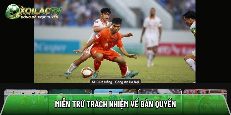 Miễn trừ với các vấn đề liên quan đến bản quyền