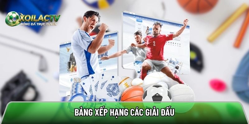 Những giải đấu được quan tâm trên BXH